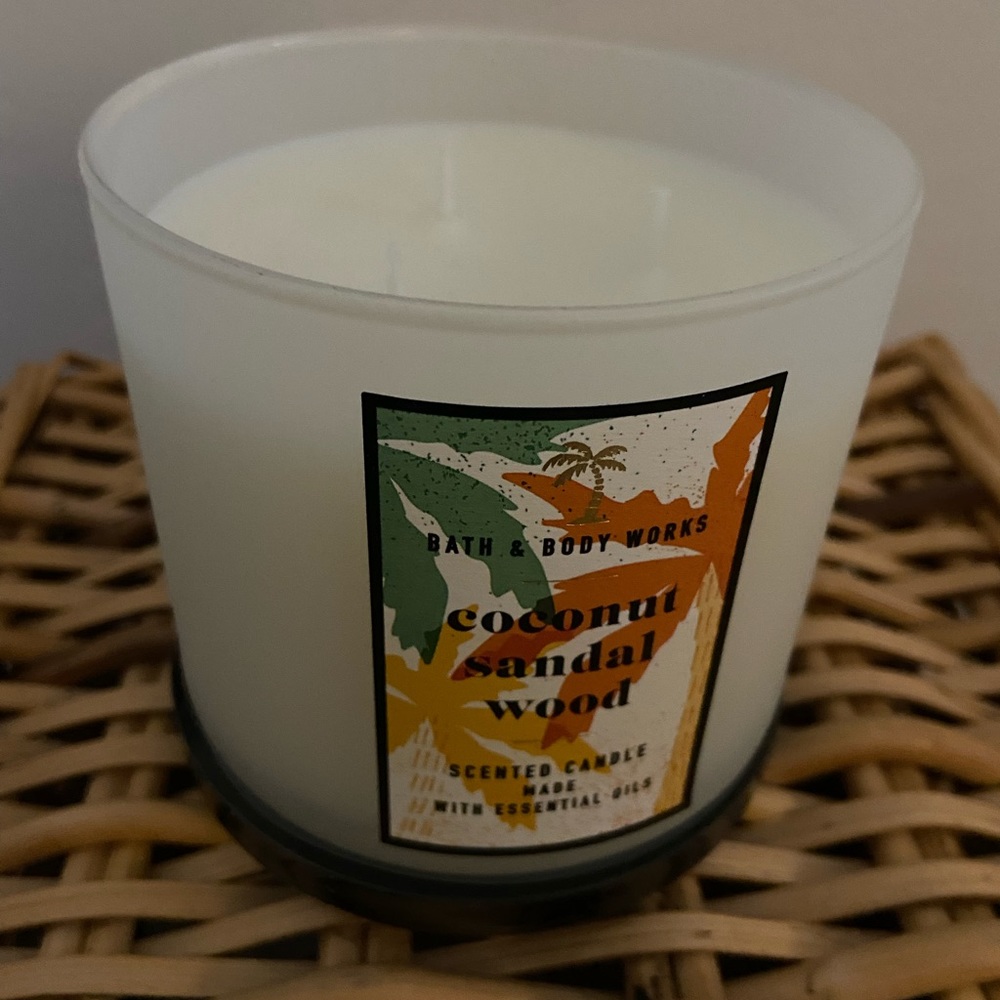 Coconut Sandal Wood 3 Wick Candle
